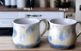 Wheel-thrown porcelain mug – artisan ceramic coffee cup