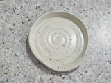 Ceramic Spoon rest - Handmade pottery -speckle cream glaze - handmade ceramic spatula holder- kitchen accessory