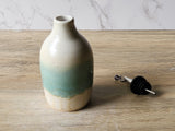 handmade pottery oil bottle made in our Melbourne studio