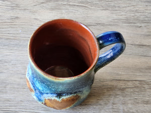 Desert Sky – Handmade Ceramic Mug with Ash Glaze (Rustic Pottery, 450ml - Buxton Pottery