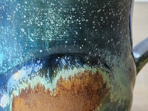 Desert Sky – Handmade Ceramic Mug with Ash Glaze (Rustic Pottery, 450ml - Buxton Pottery
