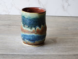 Handmade Ceramic Mug – Rustic Pottery Coffee Cup with Ash Glaze – Australian Stoneware - Buxton Pottery