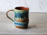 Handmade Ceramic Mug – Rustic Pottery Coffee Cup with Ash Glaze – Australian Stoneware - Buxton Pottery