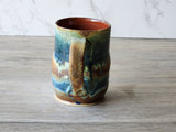 Handmade Ceramic Mug – Rustic Pottery Coffee Cup with Ash Glaze – Australian Stoneware - Buxton Pottery