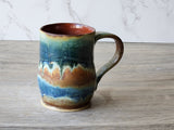 Handmade Ceramic Mug – Rustic Pottery Coffee Cup with Ash Glaze – Australian Stoneware - Buxton Pottery