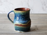 Rustic Handmade Ceramic Mug – Wheel-Thrown Pottery Cup – Earthy Handmade Gift – 450ml - Buxton Pottery
