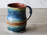 Rustic Handmade Ceramic Mug – Wheel-Thrown Pottery Cup – Earthy Handmade Gift – 450ml - Buxton Pottery