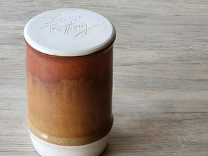 Handmade stoneware beer mug – unique pottery gift for beer lovers