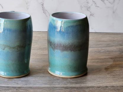 Wheel-thrown pottery stein 450ml – handmade in Melbourne