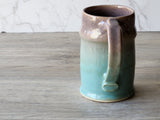 Handmade Ceramic Stein – Oatmeal & Green Pottery Mug - Buxton Pottery