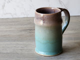 Handmade Ceramic Stein – Oatmeal & Green Pottery Mug - Buxton Pottery