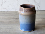 Handmade Ceramic Stein – Oatmeal & Blue Pottery Mug - Buxton Pottery