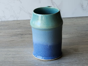 Handmade Ceramic Beer Stein – Green Pottery Gift for Men - Buxton Pottery