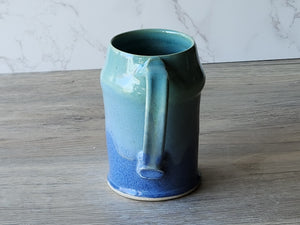 Handmade Ceramic Beer Stein – Green Pottery Gift for Men - Buxton Pottery