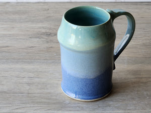 Handmade Ceramic Beer Stein – Green Pottery Gift for Men - Buxton Pottery