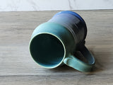 Handmade Ceramic Beer Stein – Green Pottery Gift for Men - Buxton Pottery