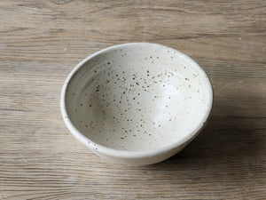 Artisan ceramic salt bowl – rustic speckled finish by  Buxton Pottery