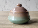 Australian handmade stoneware bowl with lid – perfect for kitchen or tea gifts
