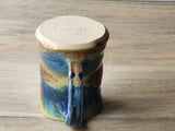  base of Australian rustic coffee mug in earthy tones
