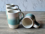 Minimalist ceramic coffee cup handmade