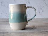 Stoneware coffee mug rustic glaze