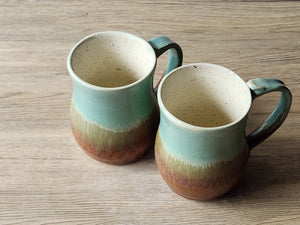 Unique large ceramic mug, handmade in Melbourne Australia