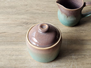 Handmade pottery jar with dome lid – Melbourne studio piece