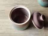 Handmade ceramic jar with lid – decorative storage jar