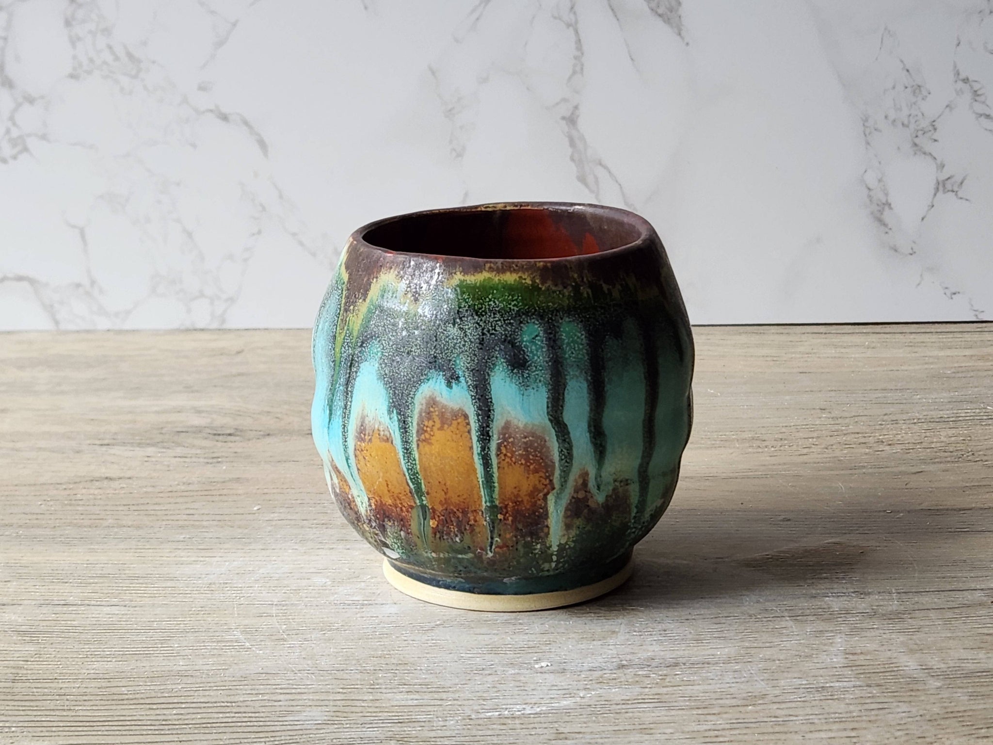 Japanese-inspired yunomi ceramic cup handmade in Melbourne
