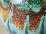 Close-up of glaze on the Food-safe stoneware yunomi cup handmade in Australia