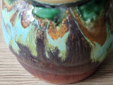 Close up of a Rustic handmade yunomi ceramic cup – in the Japanese tradition