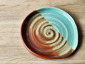 Extra-large ceramic spoon rest for kitchen use handmade in Australia.