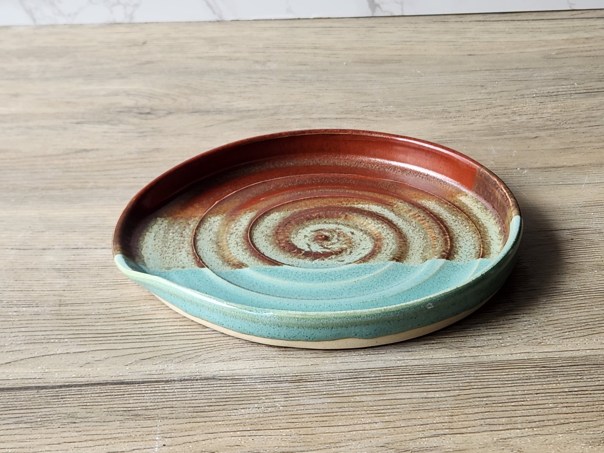 Ceramic ladle and spoon rest handmade in Melbourne, Australia