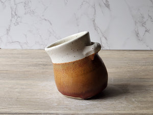 Rustic pottery salt keeper – Melbourne handmade