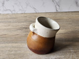 Food-safe handmade pottery salt keeper