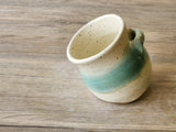 Rustic kitchen cream salt pig – handmade in Australia