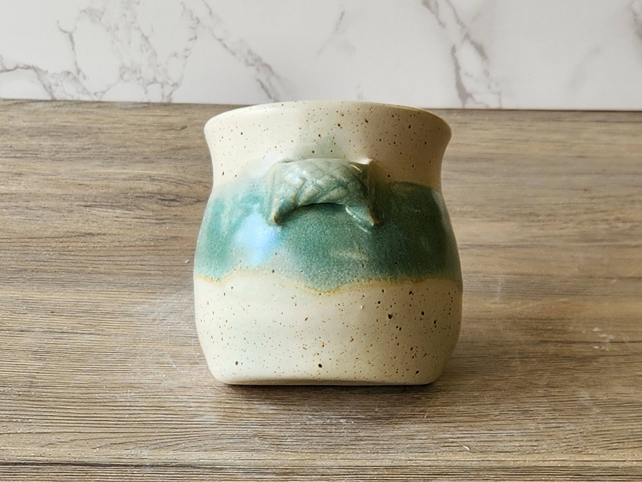 Rustic pottery salt keeper – Melbourne handmade