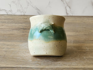 Rustic pottery salt keeper – Melbourne handmade