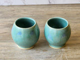 Modern Japanese yunomi teacup handmade pottery