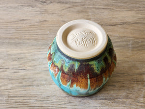 Bottom of the Japanese-inspired yunomi ceramic cup handmade in Melbourne