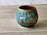 Rustic handmade  pottery tea cup – in the Japanese tradition f ceramics