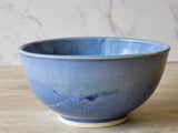 Artisan pottery bowl for everyday dining – blue glaze