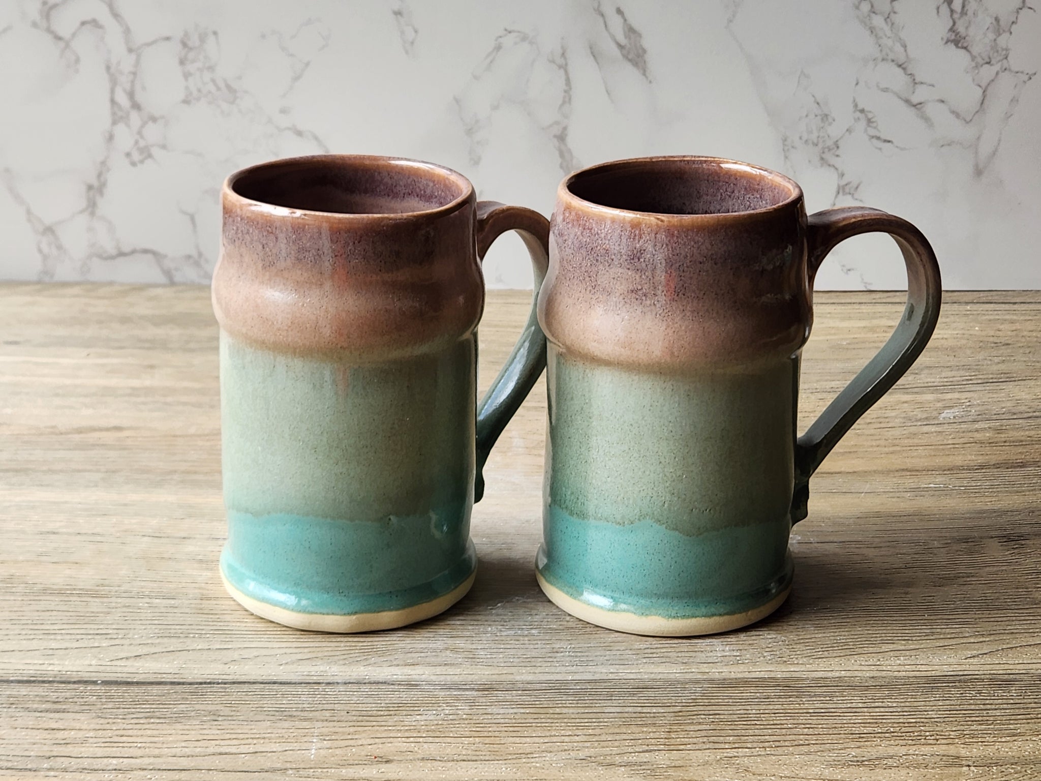 Wheel-thrown pottery steins 450ml Melbourne studio