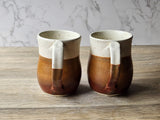 Handmade pottery mug 450ml for tea and coffee