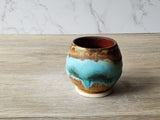 Wheel-thrown pottery tea cup 300ml handmade in our Melbourne studio