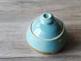 Glazed pottery sugar bowl – food safe and durable