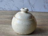 Handmade pottery sugar pot rustic kitchenware Australia