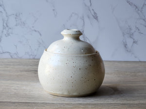 Artisan ceramic sugar container handmade in Melbourne