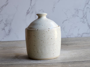Ceramic kitchen canister handmade in Australia