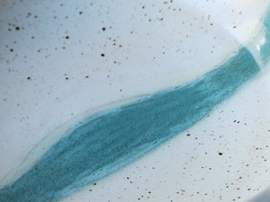 close up of glaze on the Wheel-thrown ceramic pasta bowl Melbourne studio